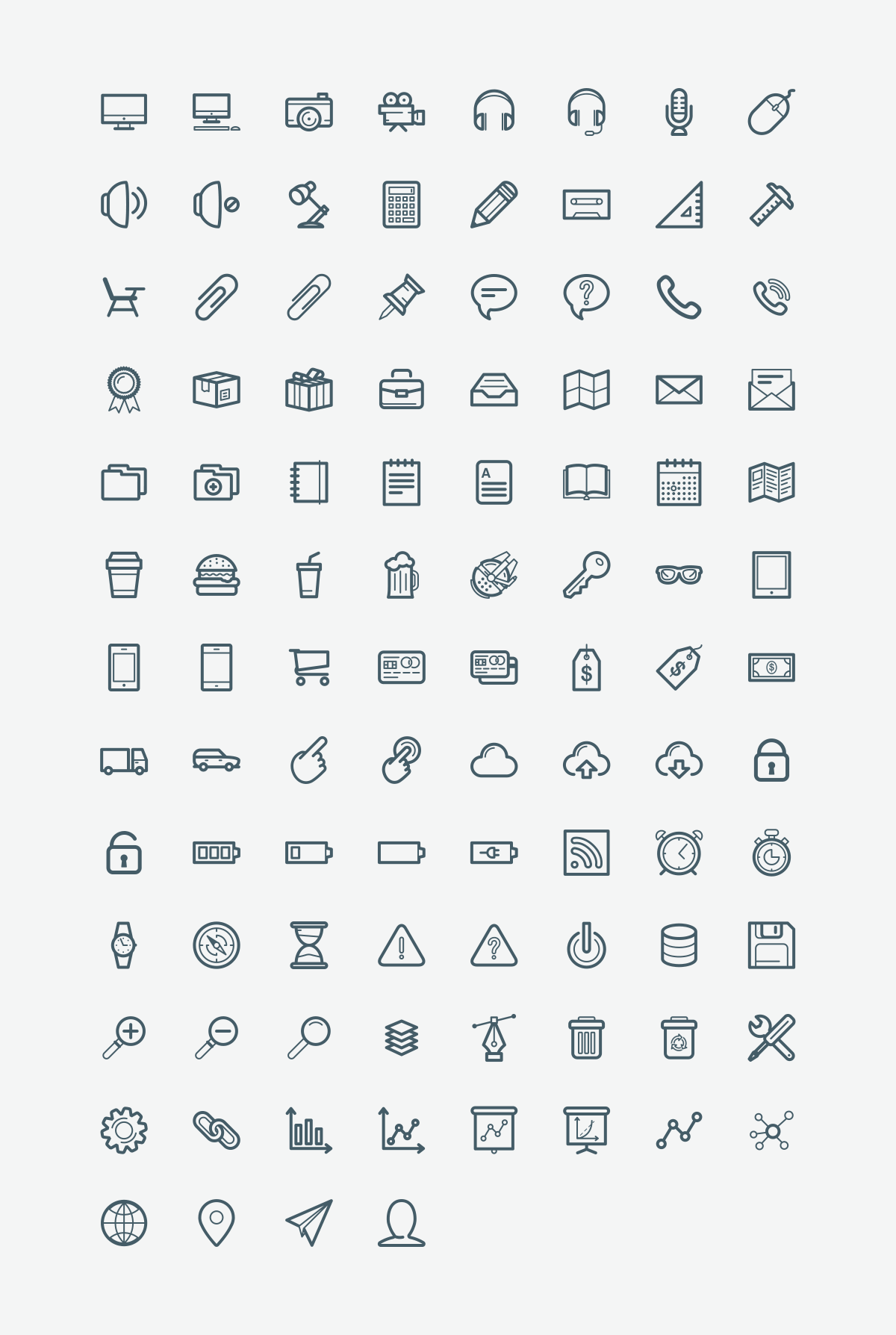 100 Office Icons