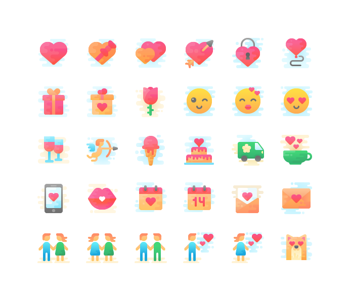 Valentines Day Icons