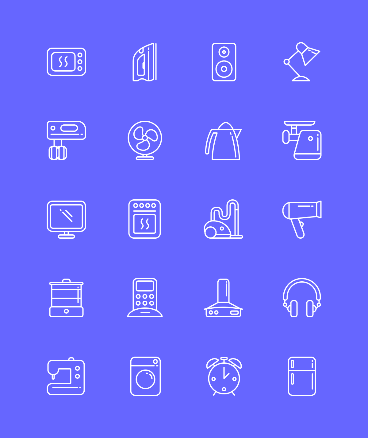Appliances Icons