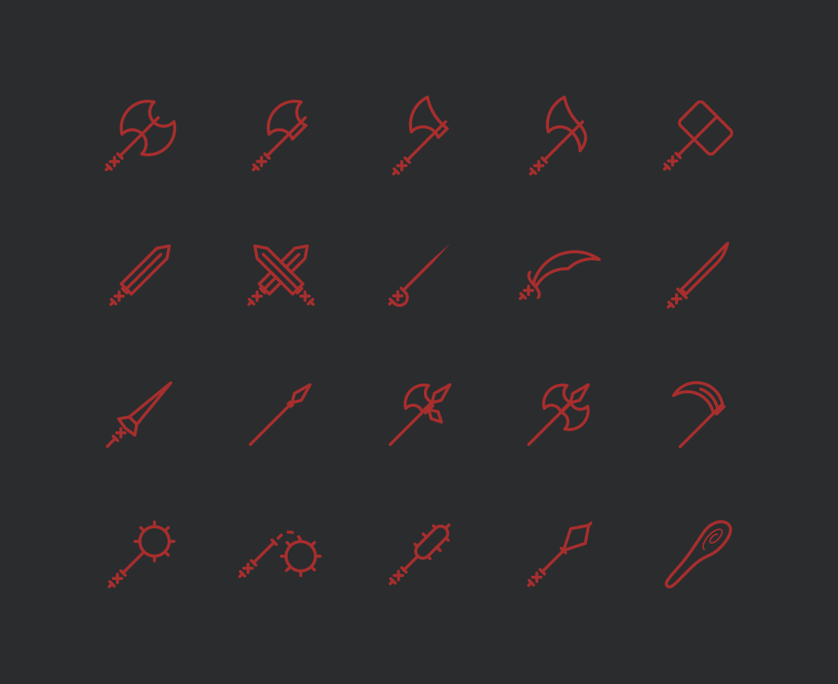 20 Armoury Icons