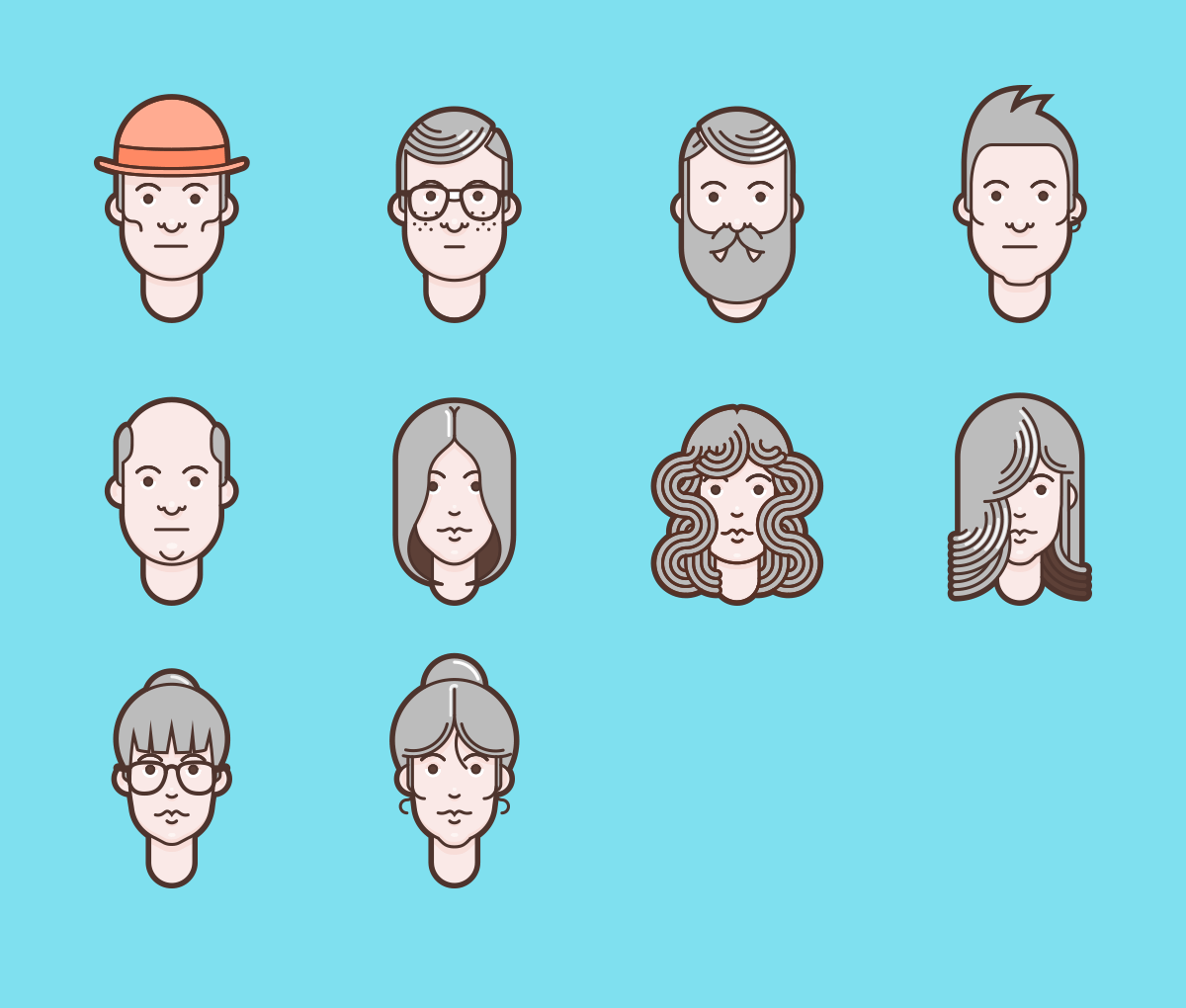 Material Design Avatars Free