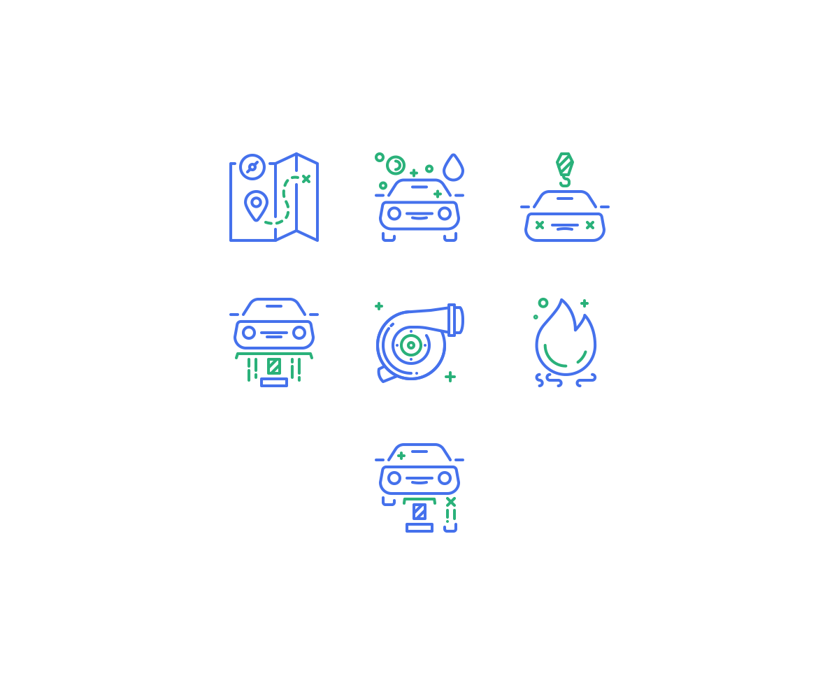 Car Service Icons