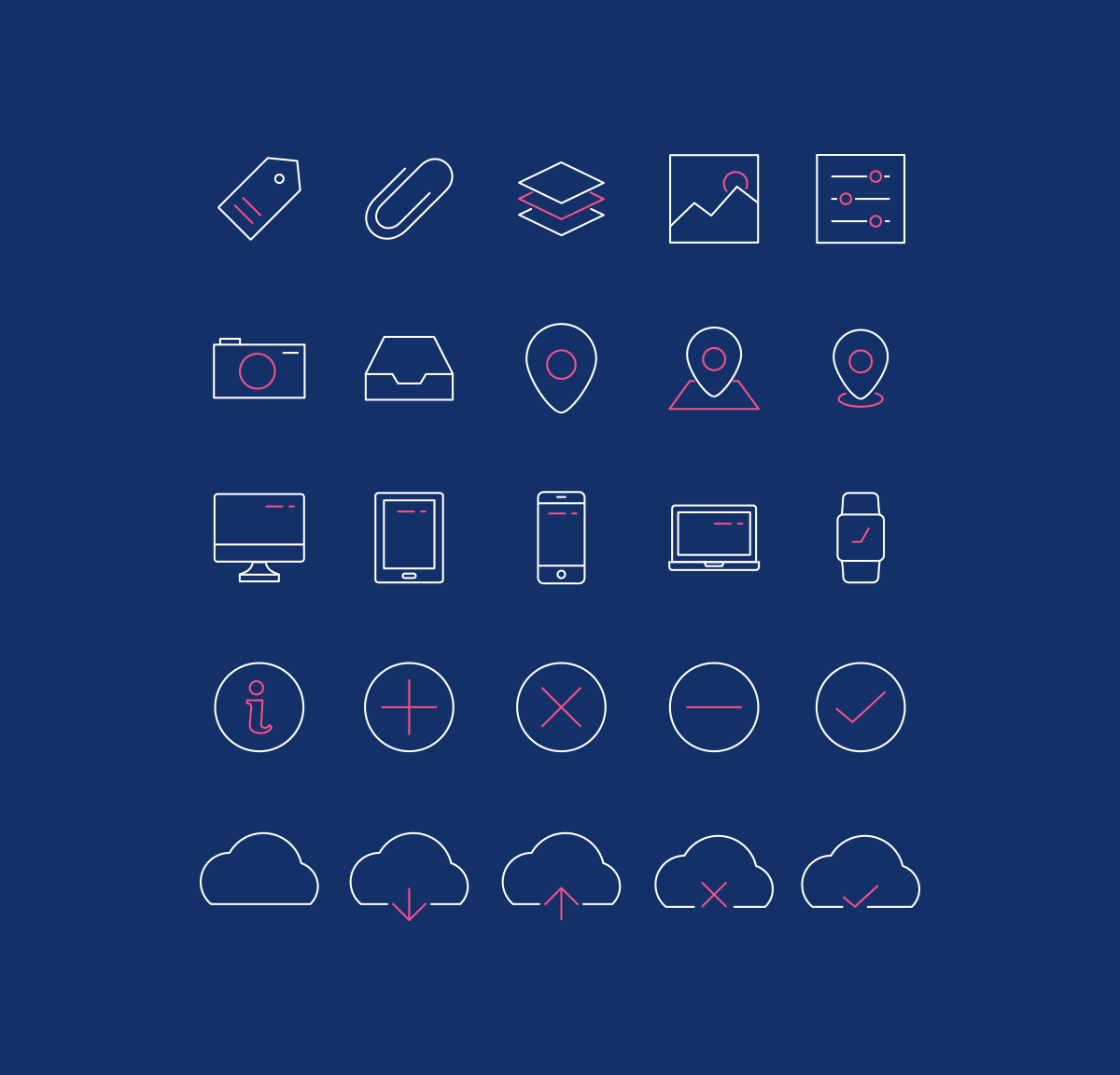 Minimal Line Icons Pack 2
