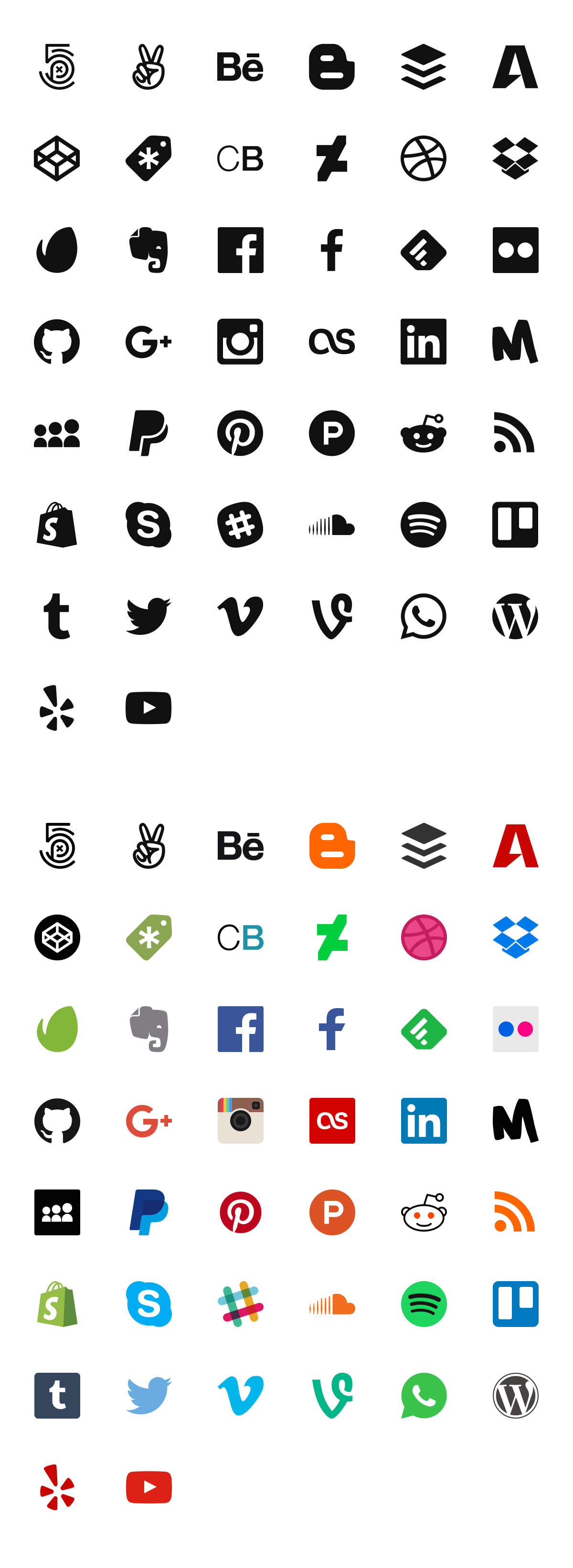 Free Social Media Icons
