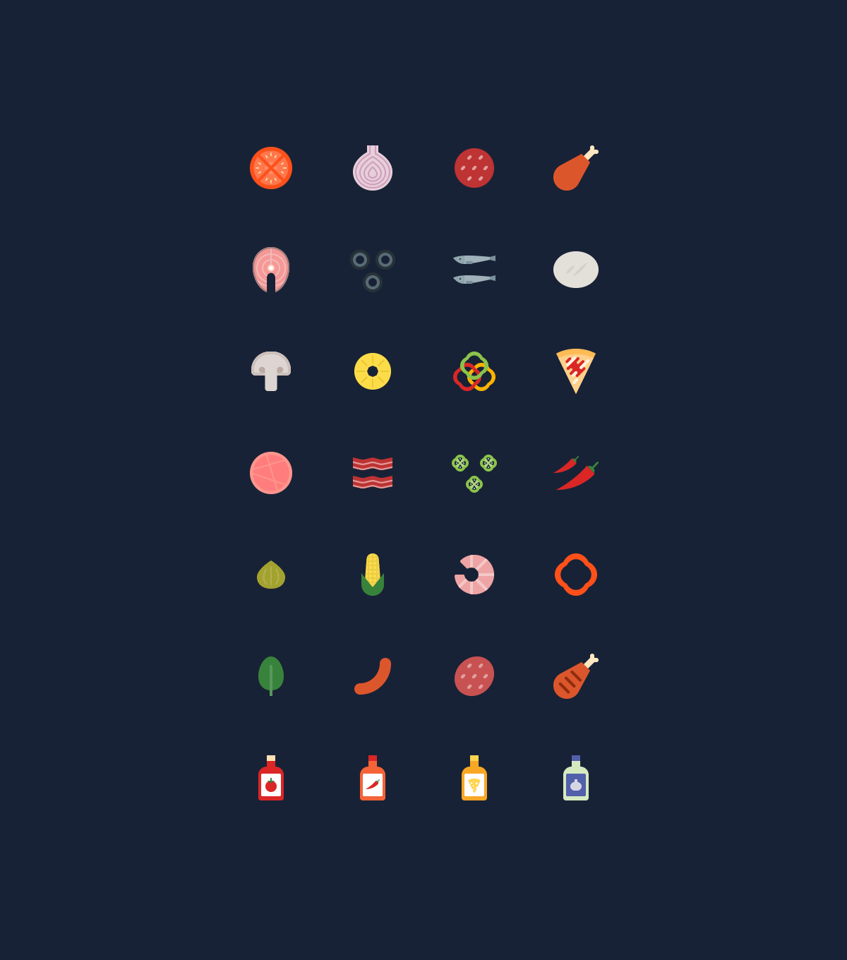 Pizza Icons