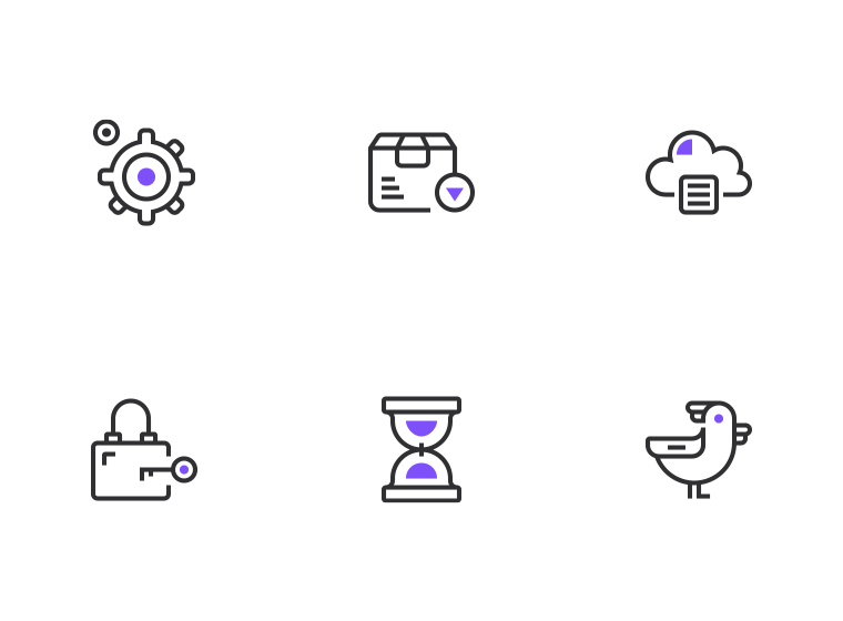 20 Line UI Icons