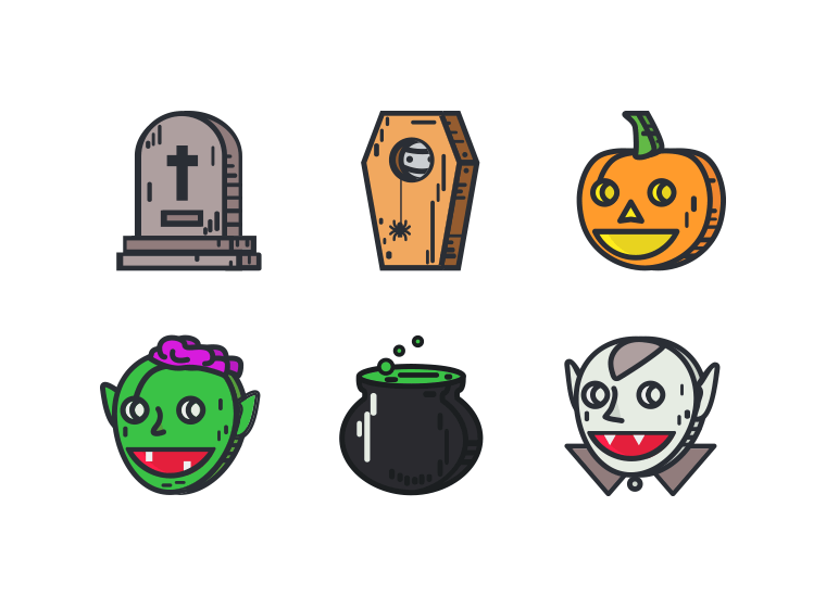 6 Halloween Icons