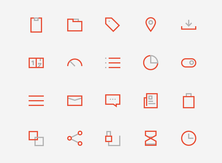 60 BiColored Icons Collection
