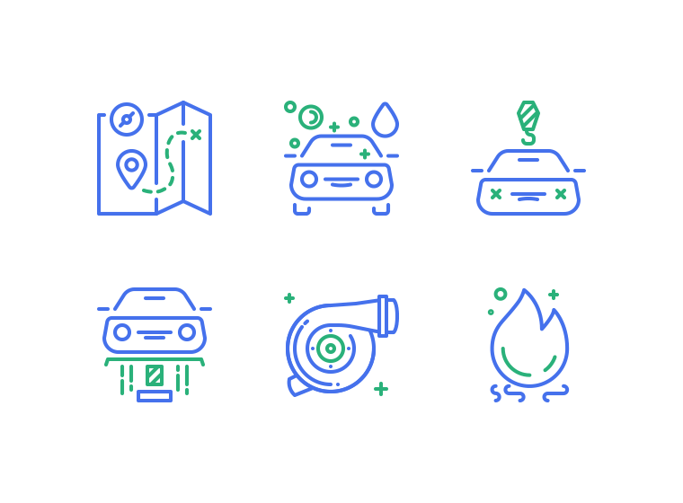 Car Service Icons