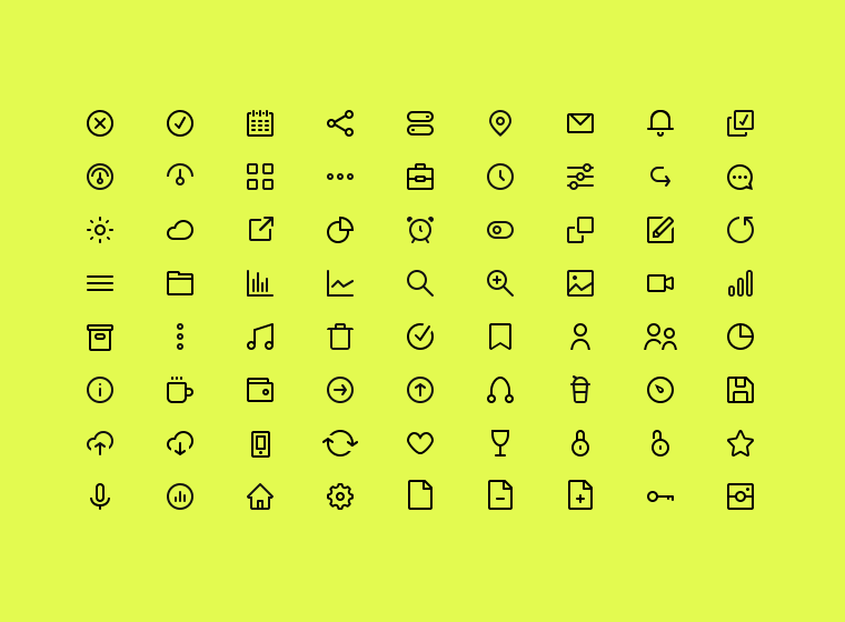 72 Free Icons