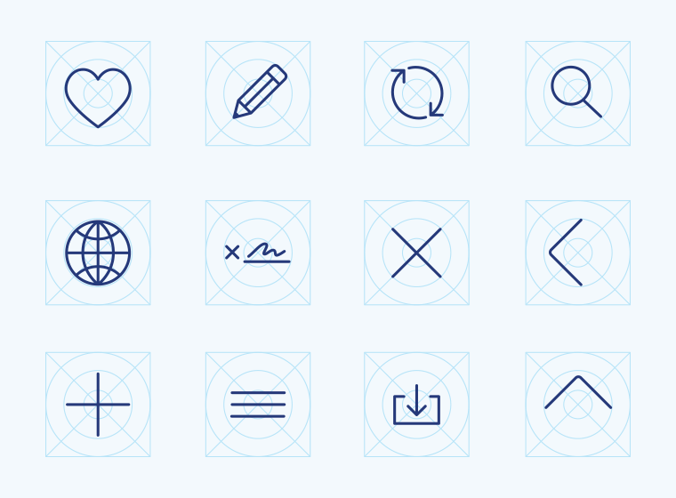 Wireframing Icons Vol1